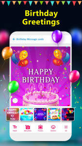 اسکرین شات 5 برنامه Birthday Photo Frame Maker App