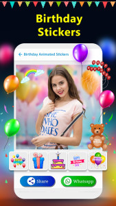 اسکرین شات 6 برنامه Happy birthday photo frame