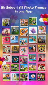 اسکرین شات برنامه Birthday Photo Frame Maker App 1