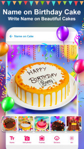 اسکرین شات برنامه Birthday Photo Frame Maker App 3