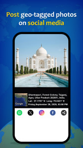اسکرین شات 8 برنامه GPS Map Camera