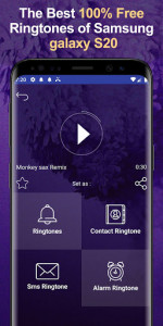 اسکرین شات برنامه Best Galaxy S20 Ultra Ringtones 2021 for Android 1