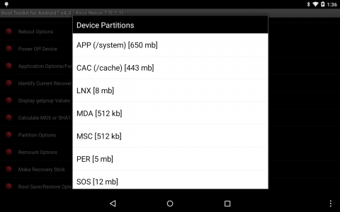 اسکرین شات برنامه Root Toolkit for Android™ 7
