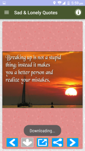 اسکرین شات 5 برنامه Sad Lonely Painful & Hurt Love