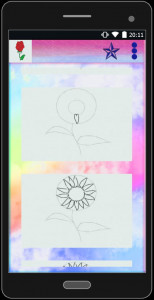 اسکرین شات برنامه آموزش نقاشی گل ها 1