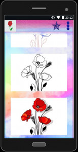 اسکرین شات برنامه آموزش نقاشی گل ها 3