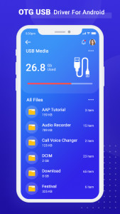 اسکرین شات برنامه USB to OTG Converter: USB Driver for Android 2