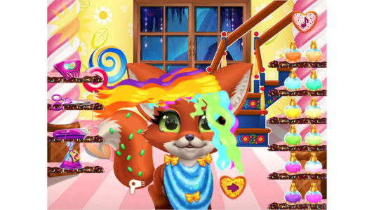 اسکرین شات بازی آرایشگاه روباه کوچولو 2