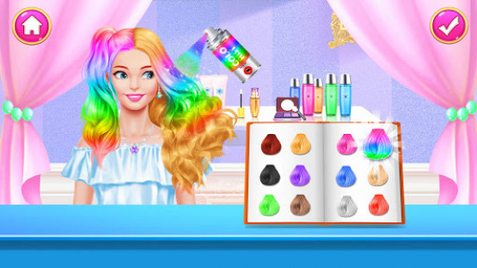 اسکرین شات بازی Girl Games: Hair Salon Makeup Dress Up Stylist 6
