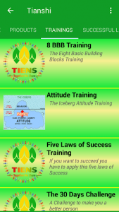 اسکرین شات برنامه Tianshi Business Group Tiens -(Product & Training) 4