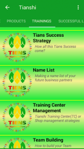 اسکرین شات برنامه Tianshi Business Group Tiens -(Product & Training) 5