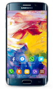 اسکرین شات برنامه Launcher & Theme Samsung Galaxy A6 Plus 1