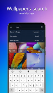 اسکرین شات برنامه Wallpapers for Samsung 4K 3