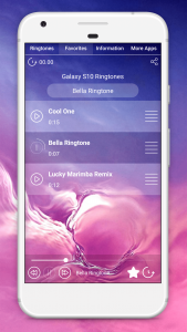 اسکرین شات برنامه Galaxy S10 Plus Ringtones 4
