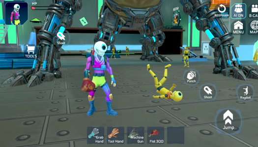 اسکرین شات 2 بازی Ragdoll Chaos: Physics Sandbox