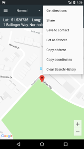 اسکرین شات 7 برنامه Map Coordinates