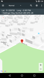 اسکرین شات 6 برنامه Map Coordinates