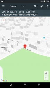 اسکرین شات برنامه Map Coordinates 6