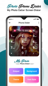 اسکرین شات برنامه Photo Phone Dialer - Photo Caller ID, 3D Caller ID 1