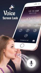اسکرین شات برنامه Voice Screen Lock: Voice Lock 2