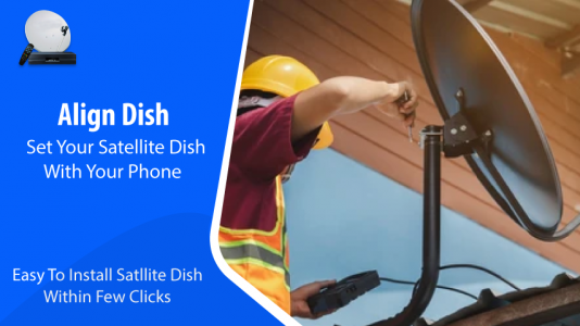 اسکرین شات برنامه Satellite finder: Set dish 1