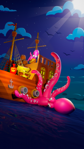 اسکرین شات بازی Kraken -  Puzzle Squid Game 1