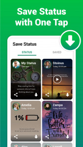 اسکرین شات برنامه Status Saver・Status Downloader 1