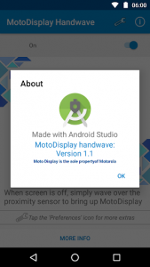اسکرین شات برنامه MotoDisplay Handwave 5