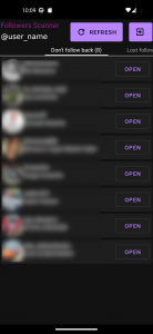 اسکرین شات برنامه Followers Unfollowers scanner 1