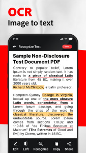 اسکرین شات 3 برنامه PDF Scanner & Document Scanner