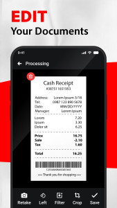 اسکرین شات 2 برنامه PDF Scanner & Document Scanner