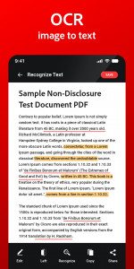 اسکرین شات برنامه PDF Scanner App Lite 4
