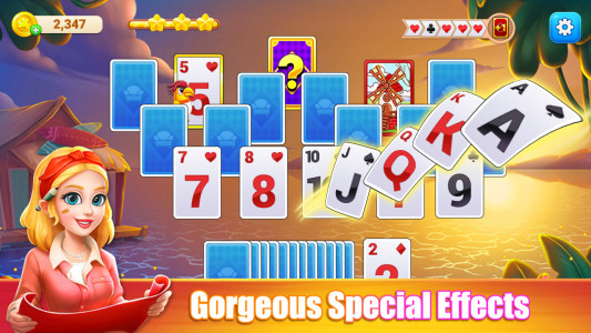 اسکرین شات 1 بازی Solitaire Tripeaks Offline
