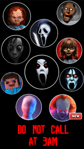 اسکرین شات 1 برنامه Slender Scary Ghost Call prank