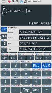 اسکرین شات برنامه Smart scientific calculator (115 * 991 / 300) 1