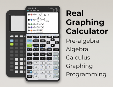 اسکرین شات برنامه Graphing calculator plus 84 graph emulator free 83 1