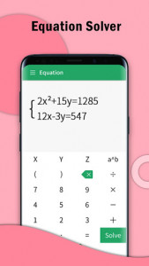 اسکرین شات برنامه Calculator PRO - Free Scientific Equation Solver 3