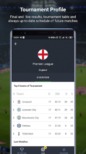 اسکرین شات برنامه 777score - Live Soccer Scores, Fixtures & Results 2