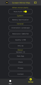 اسکرین شات 3 برنامه Screen Mirror Max