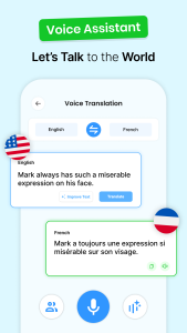 اسکرین شات 2 برنامه Hey Translate Chat Translator