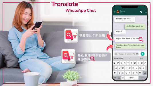 اسکرین شات برنامه Chat Translator for Whatsapp 1