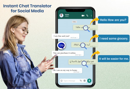 اسکرین شات 5 برنامه Chat Translator All Languages