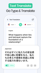 اسکرین شات 1 برنامه Translate on Screen Translator