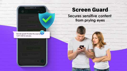 اسکرین شات برنامه Screen Guard - Hide Screen 1