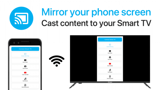 اسکرین شات برنامه Screen Mirroring - Cast to TV 1