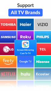 اسکرین شات 2 برنامه Screen Mirroring - Cast To TV