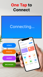 اسکرین شات 3 برنامه Screen Mirroring - Cast To TV
