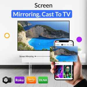 اسکرین شات 1 برنامه Screen Mirroring - Cast To TV