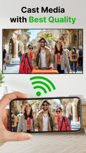 اسکرین شات 4 برنامه Screen Mirroring - Cast To TV