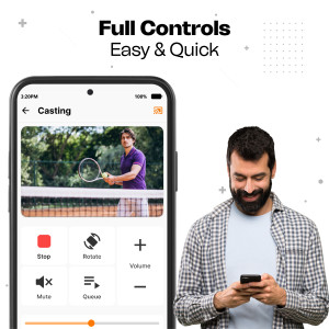 اسکرین شات 3 برنامه Cast for Chromecast - TV Cast